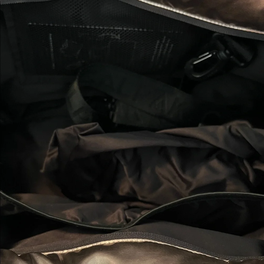 Calpak Metallic Rose Gold Lukka Tote Bag - Picture 2 of 4